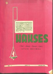 Hakses (Dini-Ahlâki-İçtimai-Edebi) Dergisi Sayı 12 Yıl 1 Aralık 1965 DRG177 - Gökçekoleksiyon