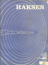Hakses (Dini-Ahlâki-İçtimai-Edebi) Dergisi Sayı 25 Yıl 3 Eylül 1967 DRG173 - Gökçekoleksiyon