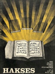 Hakses (Dini-Ahlâki-İçtimai-Edebi) Dergisi Sayı 34 Yıl 3 Ekim 1967 DRG146 - Gökçekoleksiyon