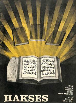 Hakses (Dini-Ahlâki-İçtimai-Edebi) Dergisi Sayı 34 Yıl 3 Ekim 1967 DRG146 - 1