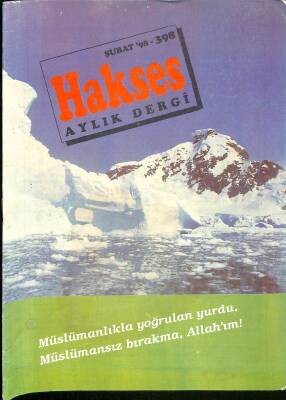 Hakses Dini İlmi Ahlaki Aylık Dergi Sayı 398 Şubat 1998 NDR82680 - 1