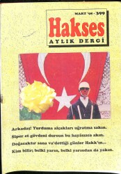 Hakses Dini İlmi Ahlaki Aylık Dergi Sayı 399 Mart 1998 NDR82694 - Gökçekoleksiyon