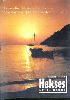 Hakses Dini İlmi Ahlaki Aylık Dergi Sayı 402 Haziran 1998 NDR82691 - 1