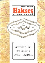 Hakses Dini İlmi Ahlaki Aylık Dergi Sayı 408 Aralık 1998 NDR82683 - Gökçekoleksiyon