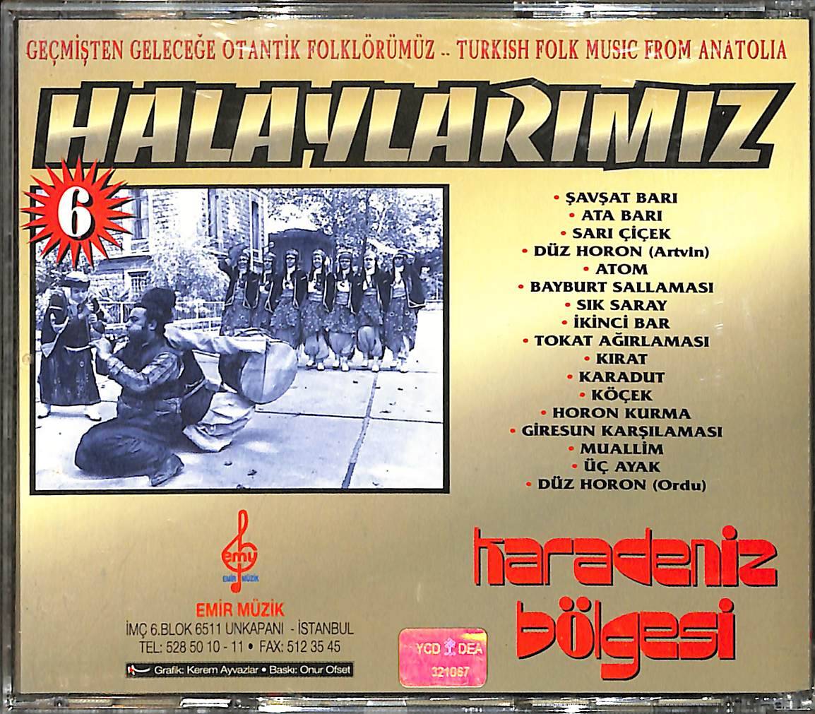 Halaylarımız - Karadeniz Bölgesi 6 CD (İkinci El) CD4206 - 2