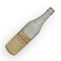 Halis Dimorta Sirkesi Boş Şişe 1970s 35cl #AOB5143 - Gökçekoleksiyon