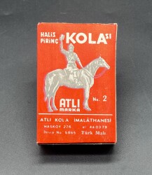 Halis Pirinç Kolası Açılmamış Kutusunda Atlı Marka No.2 AOB3112 (N) - Gökçekoleksiyon