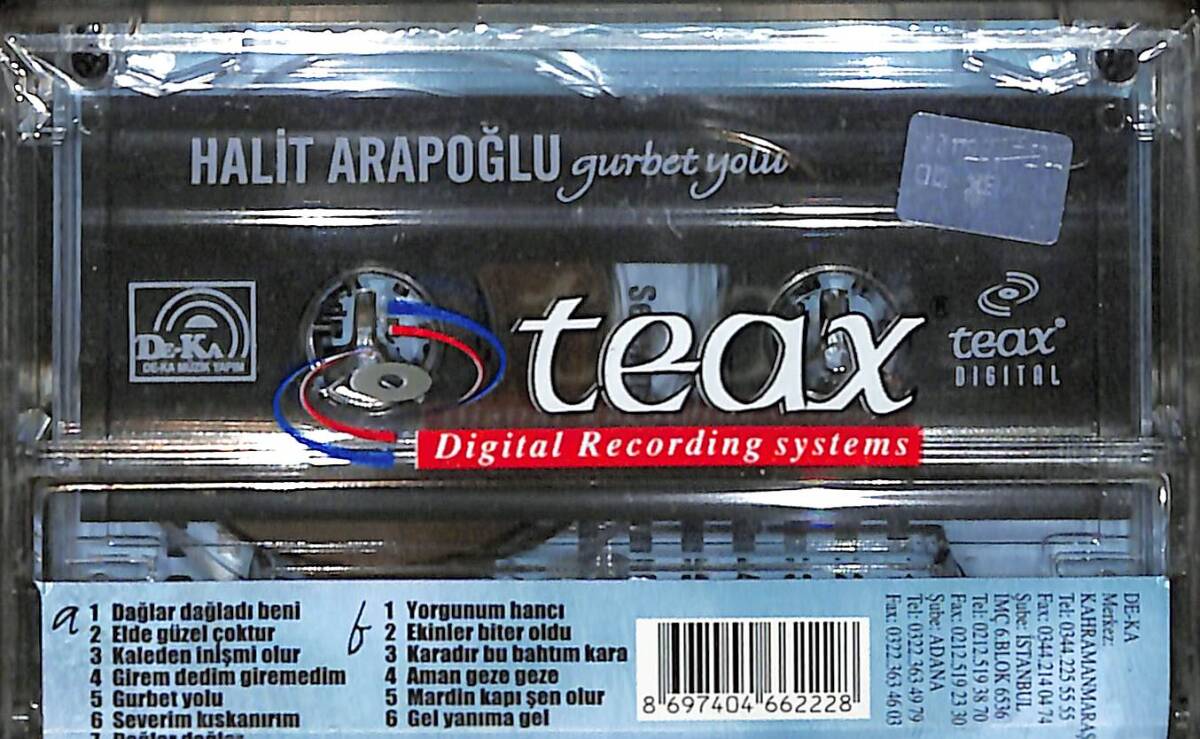 Halit Arapoğlu - Gurbet Yolu Kaset (Sıfır Kaset) KST29163 - 2