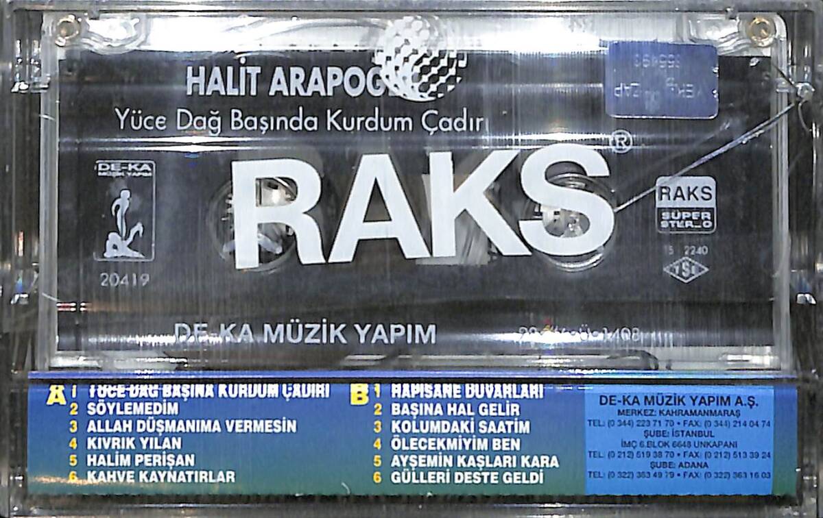 Halit Arapoğlu - Hapishane Duvarları Kaset (Sıfır Kaset) KST29645 - 2