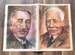Halit Ziya Uşaklıgil - Hüseyin Rahmi Gürpınar Büyük Boy Poster GZ119372 - 1