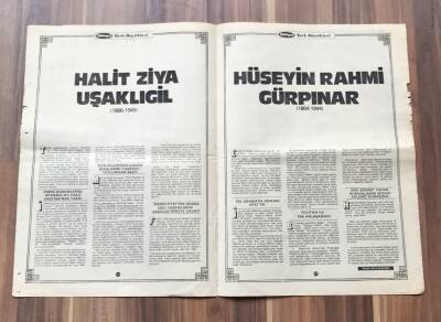 Halit Ziya Uşaklıgil - Hüseyin Rahmi Gürpınar Büyük Boy Poster GZ119372 - 2