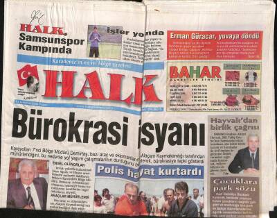 Halk Gazetesi 11 Temmuz 2004 - Bafrada Çöp Tehdidi GZ82723 - 1