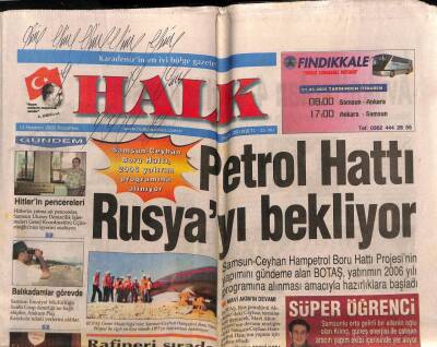Halk Gazetesi 13 Haziran 2005 - Petrol Hattı Rusyayı Bekliyor GZ82727 - 1