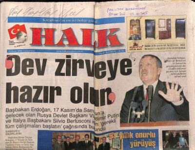 Halk Gazetesi 19 Ekim 2005 - Kuyumcular Odası Sönmezle Devam GZ82733 - 1