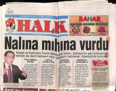 Halk Gazetesi 23 Temmuz 2004 - Hızlı Tren Raydan Çıktı 130 Ölü GZ82718 - 1