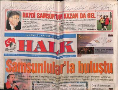 Halk Gazetesi 27 Kasım 2005 - Doğalgazda Resmi Açılış GZ82729 - 1