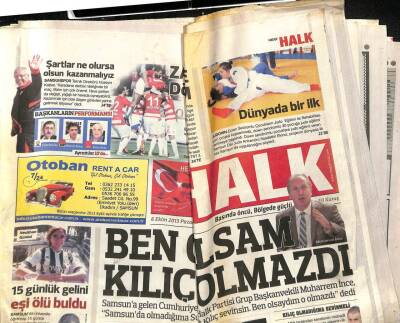 Halk Gazetesi 6 Ekim 2013 - Mobilyacı Yatırım İçin Arazi İstiyor - Muharrem İnce Ben Olsam Suat Kılıç Olmazdı GZ96677 - 1