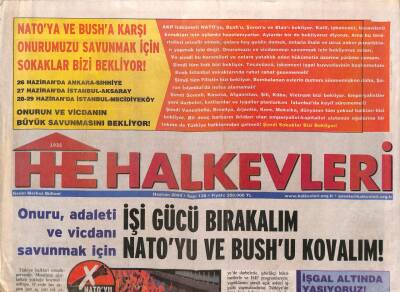 Halkevleri Gazetesi Haziran 2004 - ABD Ve İsrailin Kanlı Tarihi GZ113577 - 1