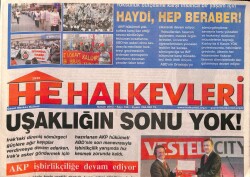 Halkevleri Gazetesi Kasım 2003 - AKP İşbirlikçiliğe Devam Ediyor GZ70411 - 2