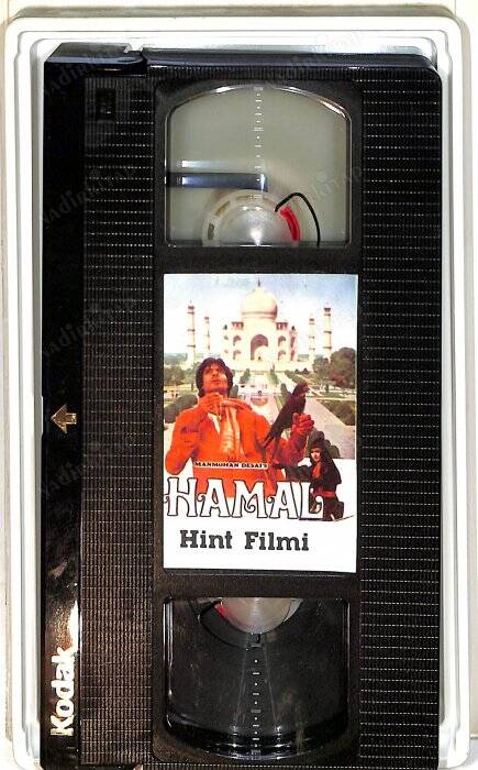 Hamal – Büyük Hint Filmi (VHS) – Renkli – Amitabh Bachchan, Rishi Kapoor (ikinci El) DVD2770 - 3