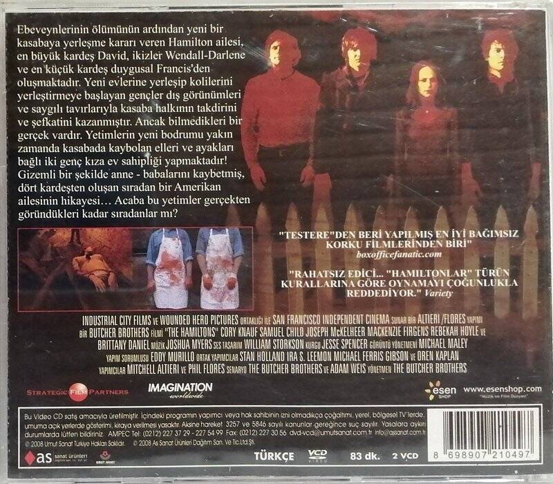 Hamiltonlar VCD Film VCD5470 - 2