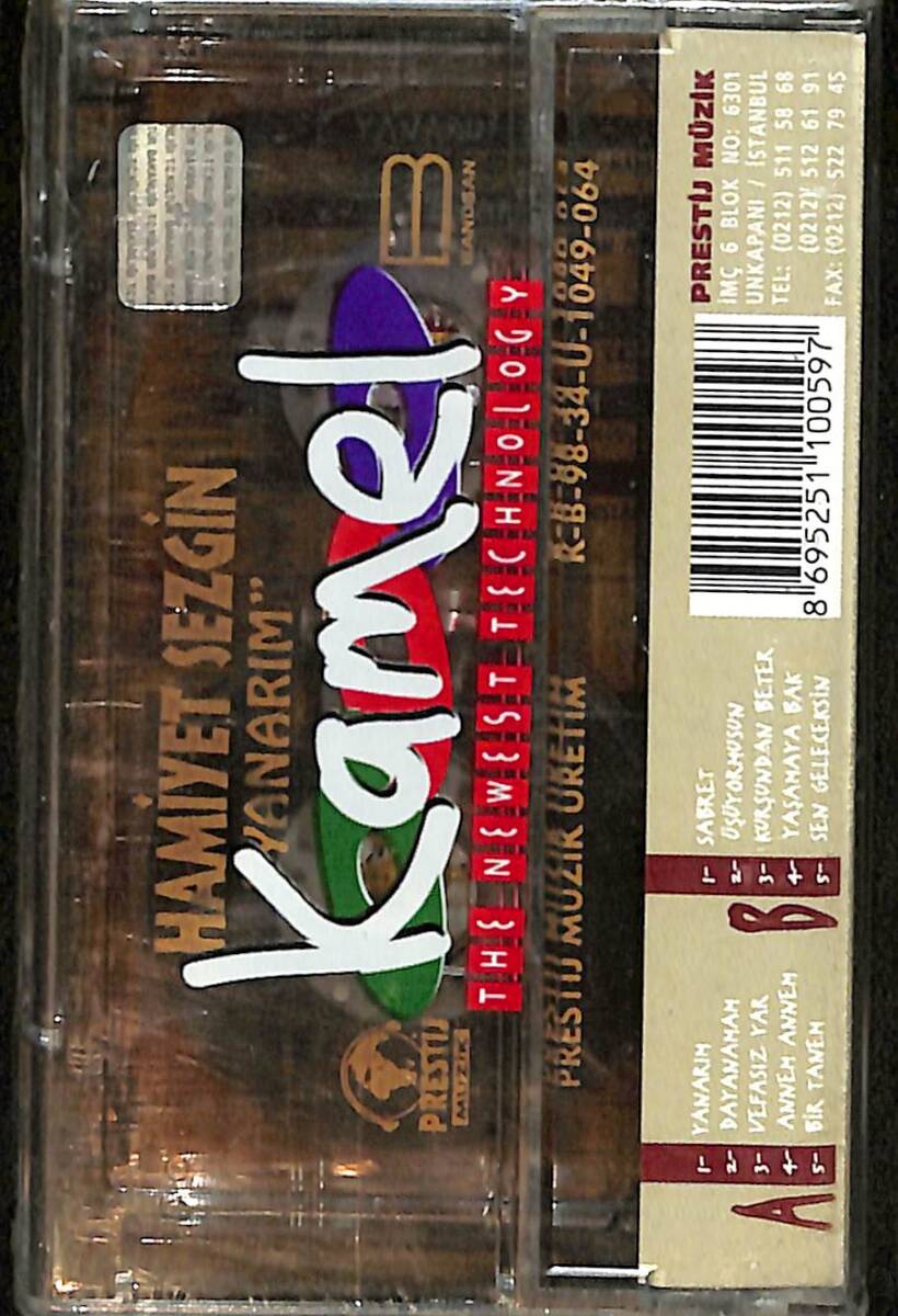 Hamiyet Sezgin – Yanarım Kaset (Sıfır Kaset) KST28851 - 2