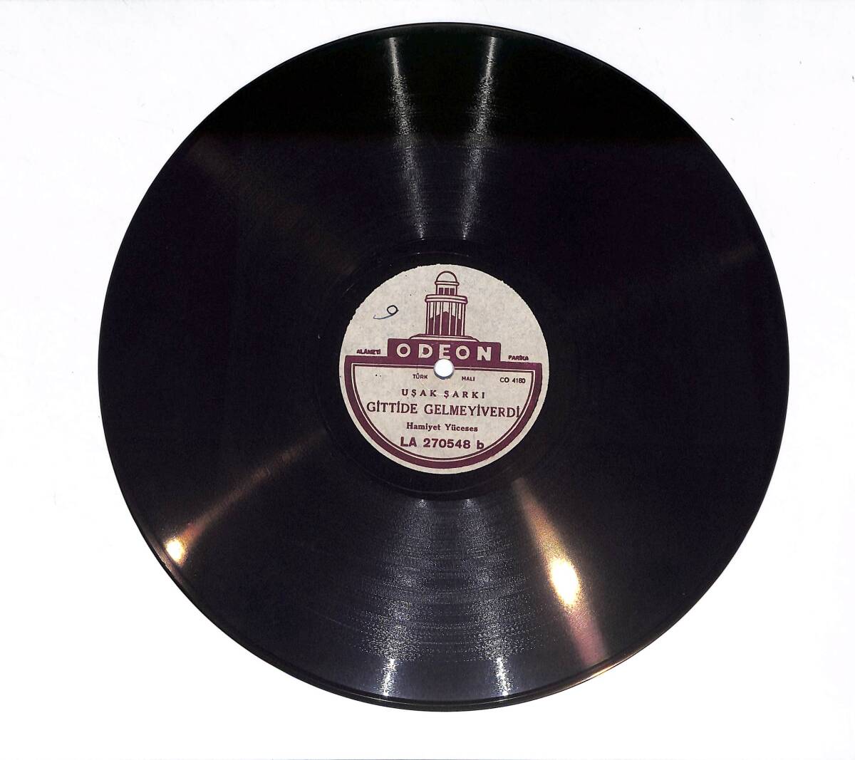 Hamiyet Yüceses - Gittide Gelmeyiverdi / Geçti Hayal İçinde TAŞ PLAK (10/7.5) PLK23493 - 1