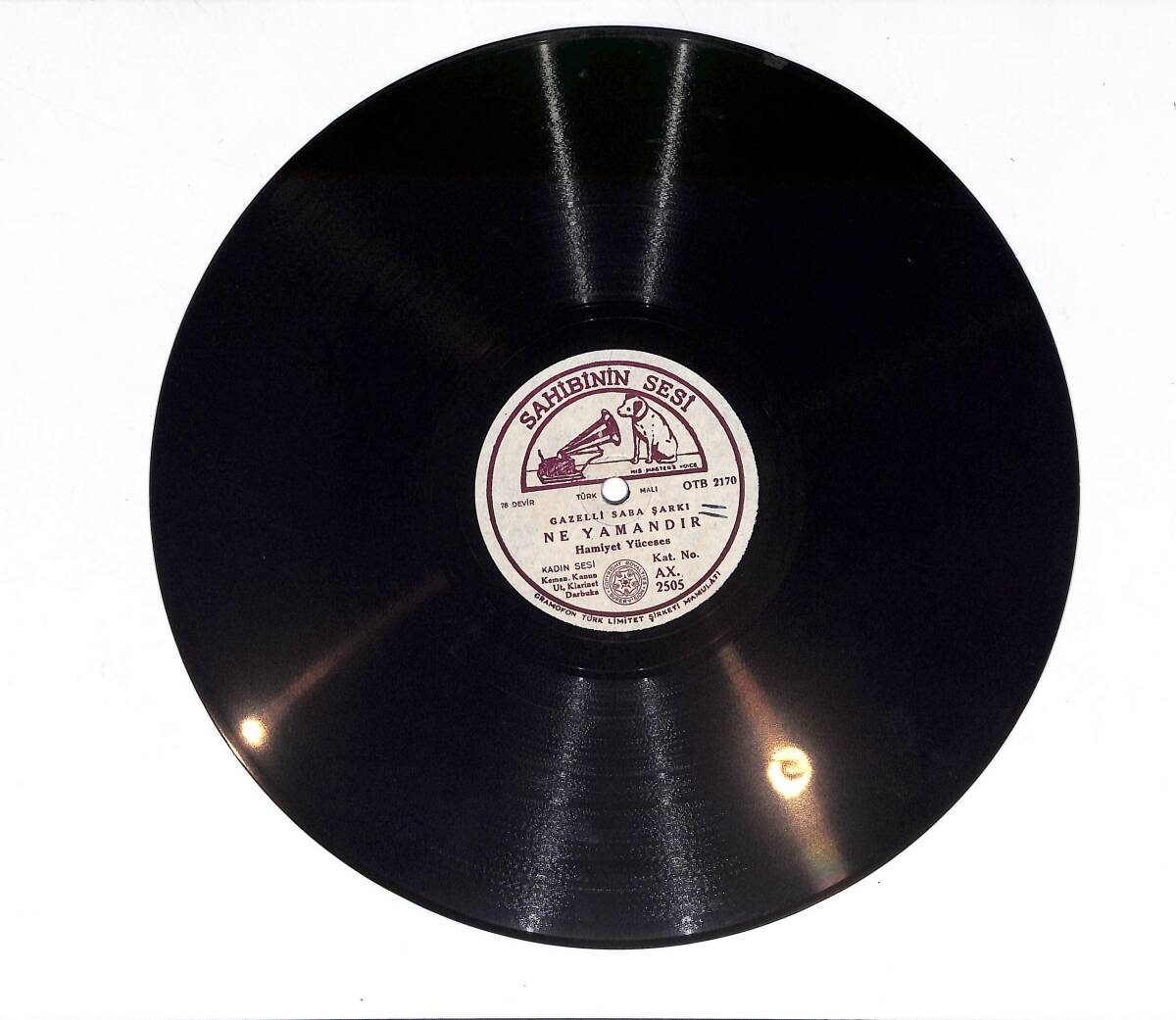 Hamiyet Yüceses - Hatırımdan Çıkmaz Asla / Ne Yamandır TAŞ PLAK (10/7.5) PLK23489 - 1