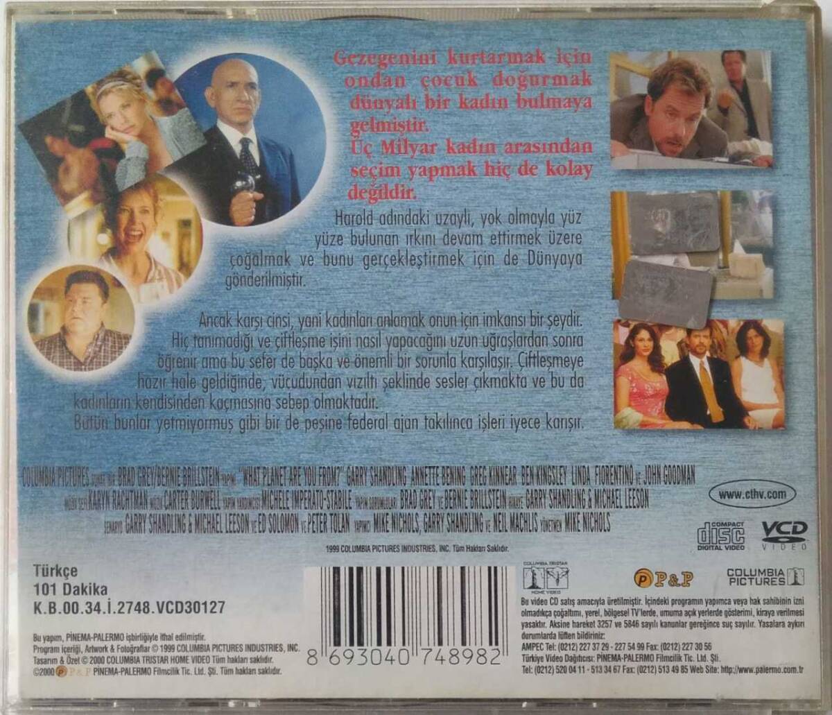 Hangi Gezegenden Geldiniz VCD Film VCD6533 - 2