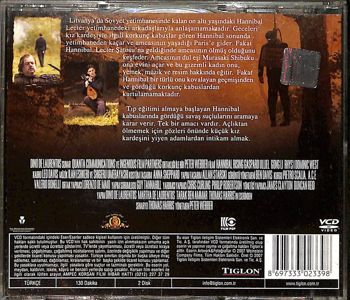 Hannibal Doğuyor – Hannibal Rising (2007) Orijinal VCD Film VCD28902 - 2