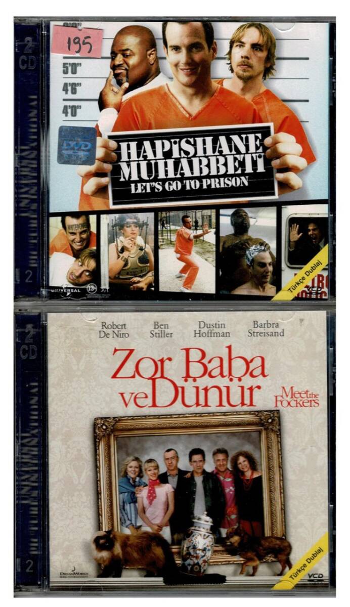 Hapishane Muhabbeti Zor Baba ve Dünür - 2 Adet VCD Film VCD351 - 1