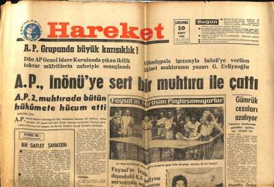 Hareket Gazetesi 20 Şubat 1963 - Doldurulan Moda Koyu Bir Şahsın Evi Oluyor GZ64959 - 1