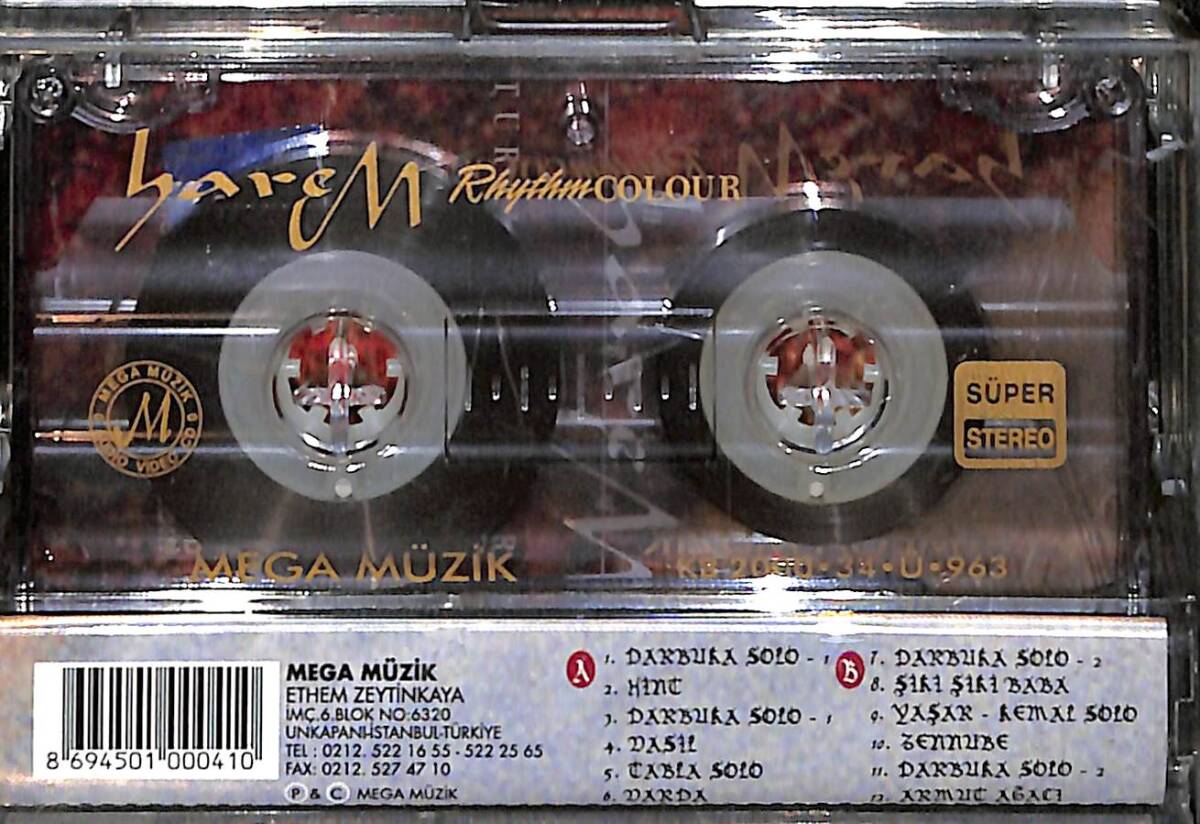 Harem Rhythm Colour Kaset (İkinci El) KST27609 - 2