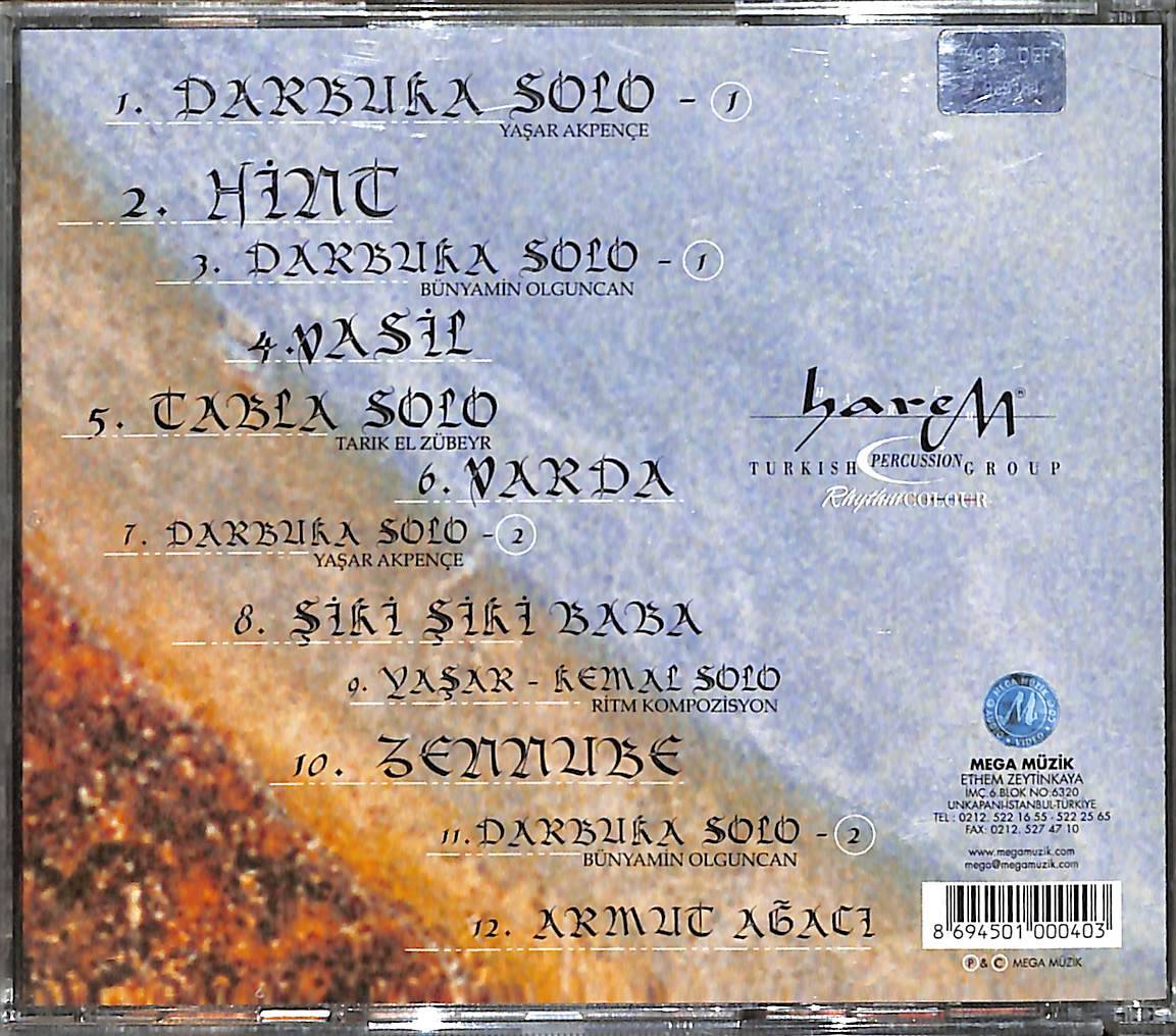 Harem Turkısh Percussıon Group CD (İkinci El) CD4416 - 2