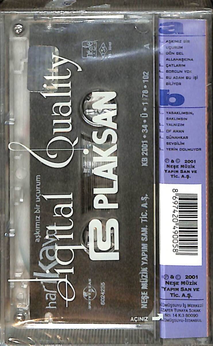 Harika Avcı - Aşkımız Bir Uçurum Kaset (Sıfır) KST28306 - 2