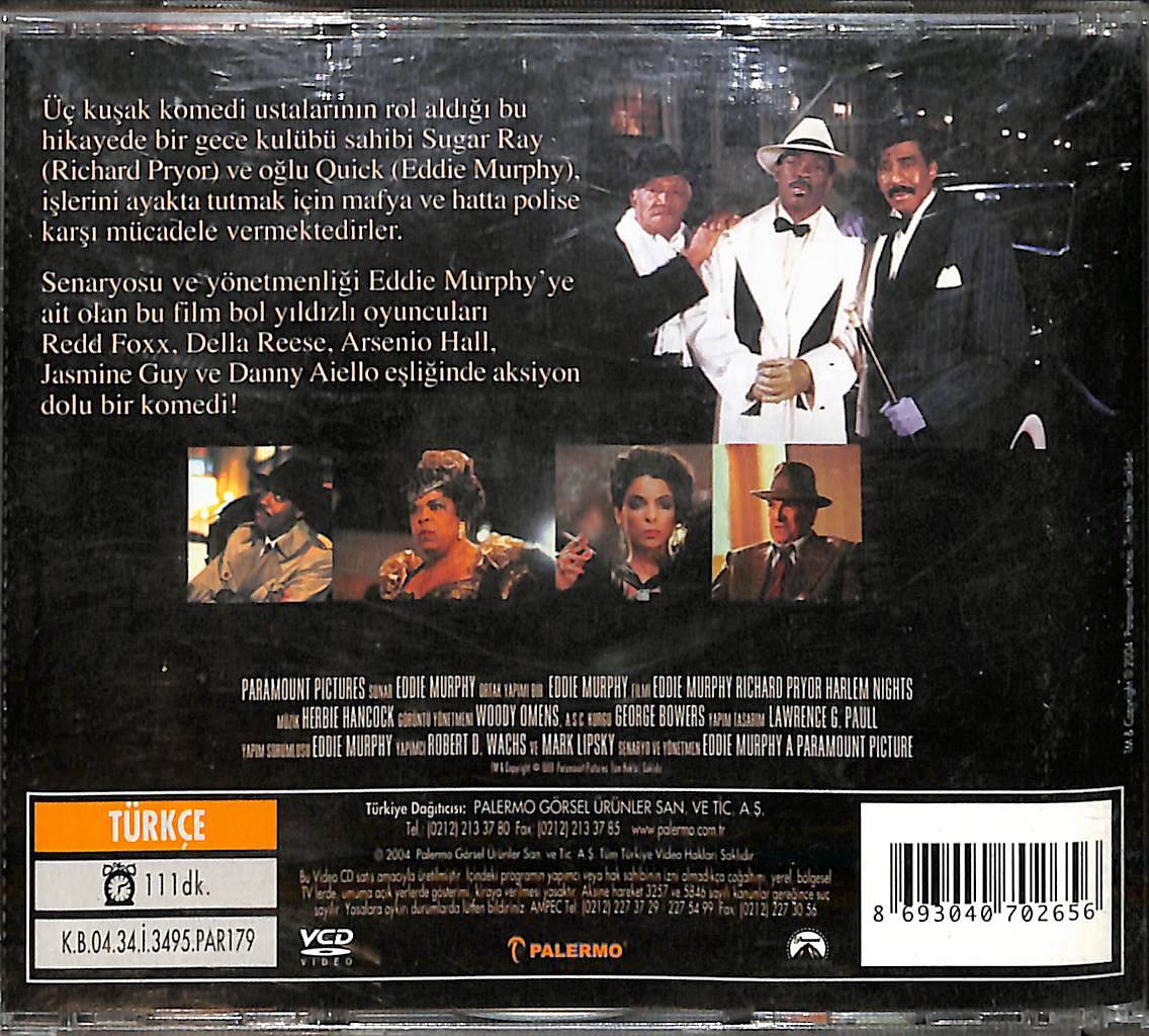Harlem Geceleri - Harlem Nights (1989) Orjinal VCD Film 'Eddie Murphy' VCD28424 - 2