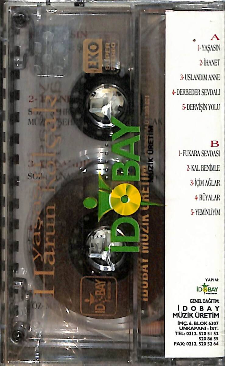 Harun Kolçak - Yaşasın Kaset (Sıfır) KST28294 - 2