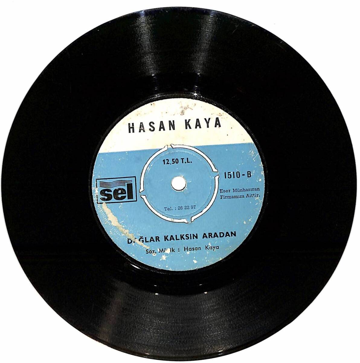 Hasan Kaya - Canlı Girdim Mezara / Dağlar Kalksın Aradan Plak (10/7) PLK26171 - 1