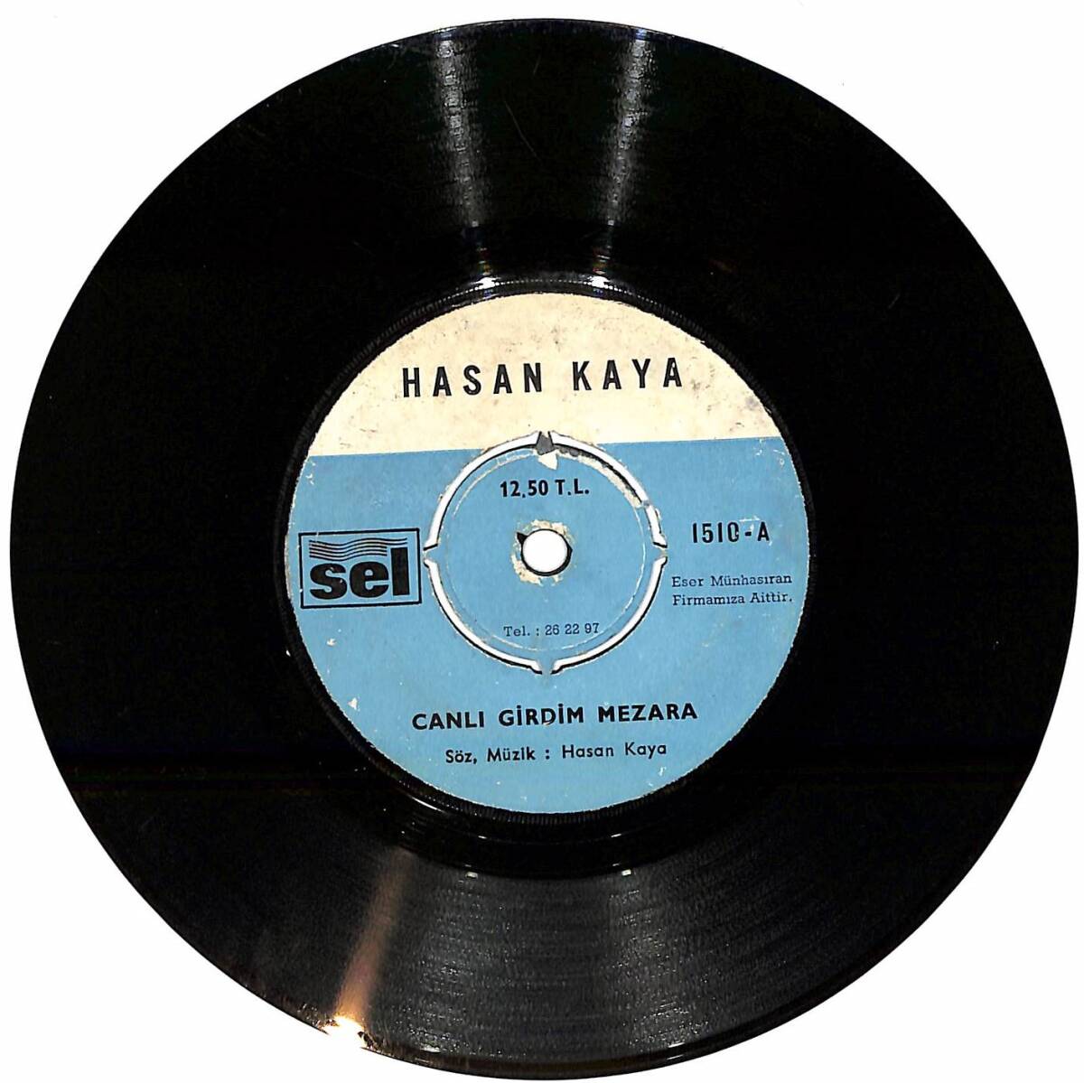 Hasan Kaya - Canlı Girdim Mezara / Dağlar Kalksın Aradan Plak (10/7) PLK26171 - 2