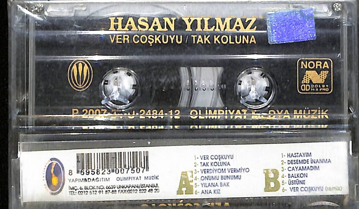 Hasan Yılmaz - Ver Coşkuyu / Tak Koluna Kaset (Sıfır Kaset) KST29188 - 2