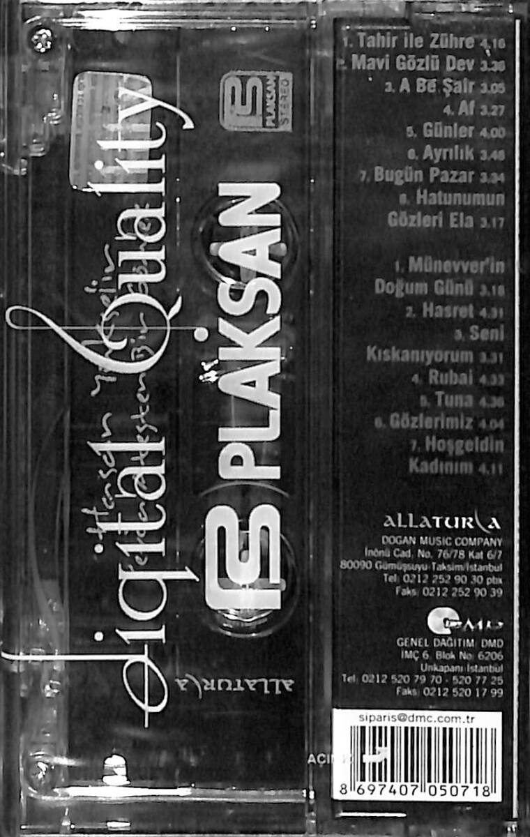 Hasan Yükselir - Nazım Şarkıları Kaset (Sıfır) KST26950 - 2