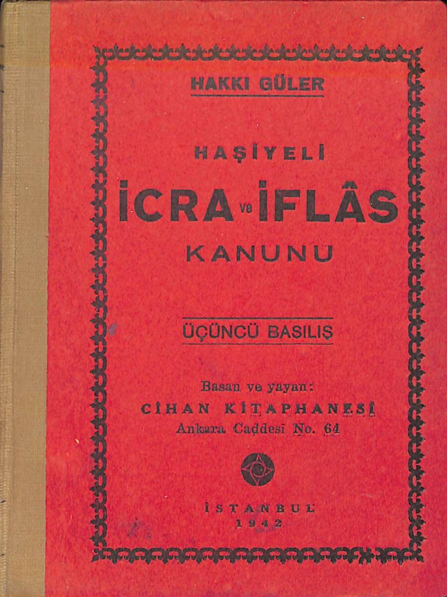 Haşiyeli İcra ve İflas Kanunu NDR100191 - 1