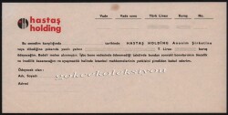 Hastaş Holding Boş Senet EFM190 - 3