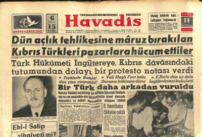 Havadis Gazetesi 11 Haziran 1958 - Hollandalı Kadın Gazeteci Zachtenvan Bunsen , İstanbulun İmarını Yazacak GZ121275 - 1