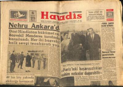 Havadis Gazetesi 21 Mayıs 1960 - Opera Sanatkârı Biancia Şehrimizde GZ102234 - 2