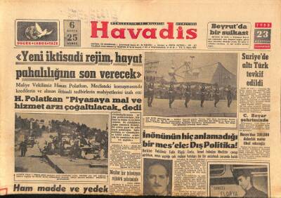 Havadis Gazetesi 23 Ağustos 1958 - Kıbrısta Dokuz Türk Muhakeme Ediliyor GZ82984 - 1