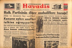 Havadis Gazetesi 27 Eylül 1957 - Marilyn Monroe Mumyalar Müzesinde - Vittirio De Sica, Gina Lollobrigida İle Birlikte Oynayacak GZ148624 - 1