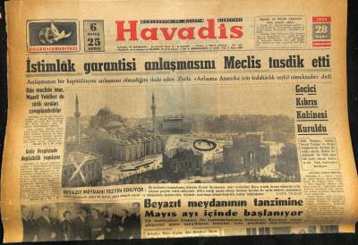 Havadis Gazetesi 28 Mart 1959 - Necip Fazıl Kısakürekin İtirazı Bugün İncelenecek GZ86215 - 1