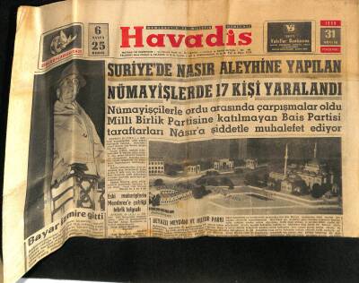 Havadis Gazetesi 31 Aralık 1959 - İstanbulda Yeni Seneyi Karşılama Hazırlıkları GZ115292 - 1