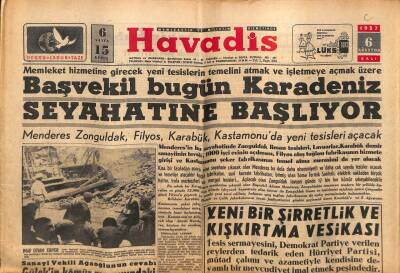 Havadis Gazetesi 6 Ağustos 1957 - Komünist Çinde İç Harb Başladı GZ83128 - 1